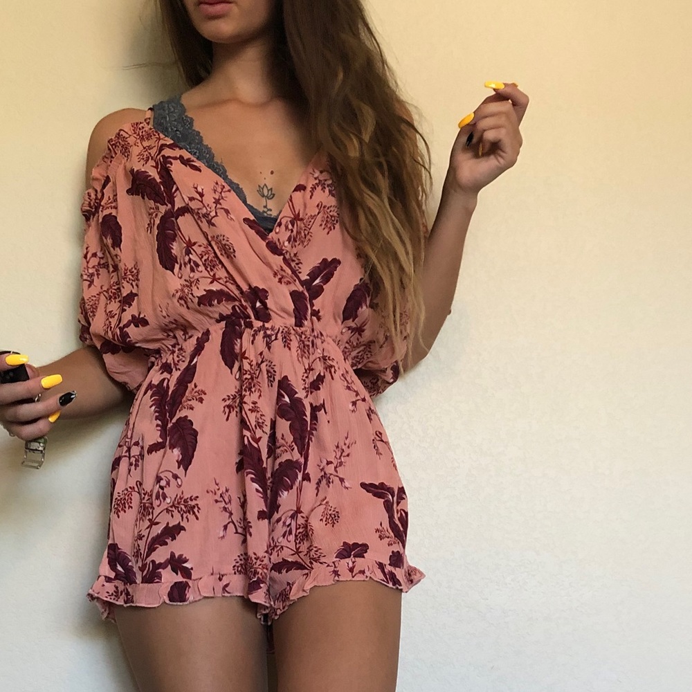 NWOT Topshop Romper Boho Flirty Summer Feel